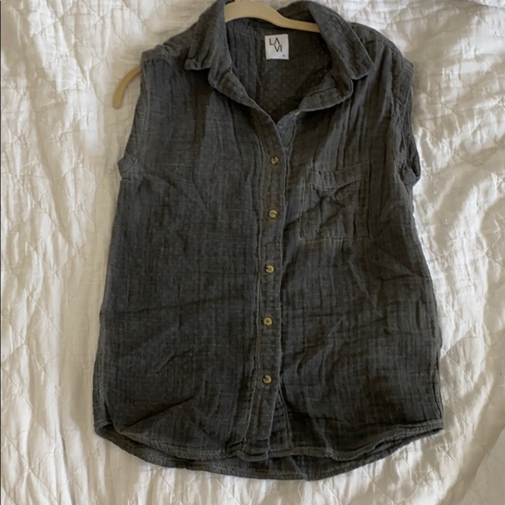 Thick flannel like top